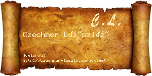 Czechner László névjegykártya