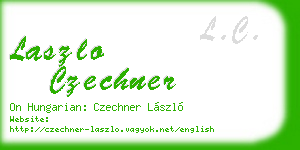 laszlo czechner business card